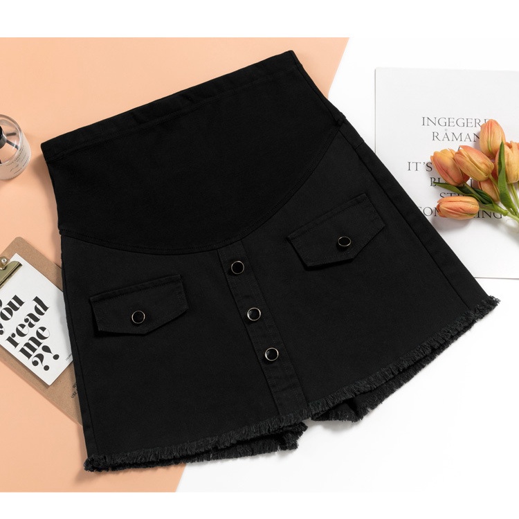 Chân Váy Bầu Jean Mềm CVB65