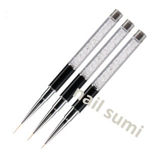 Cọ nét vé móng cán đá cao cấp 3 sizes (6mm; 9mm; 12mm)