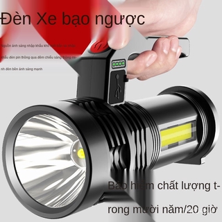 Đèn Pin Ánh Sáng Sạc Ngoài Trời Siêu Sáng Tầm Xa Đèn Cầm Tay Dò Ảnh Xenon Tuổi Thọ Pin Dài Xenon Hộ Gia Đình Công Suất L