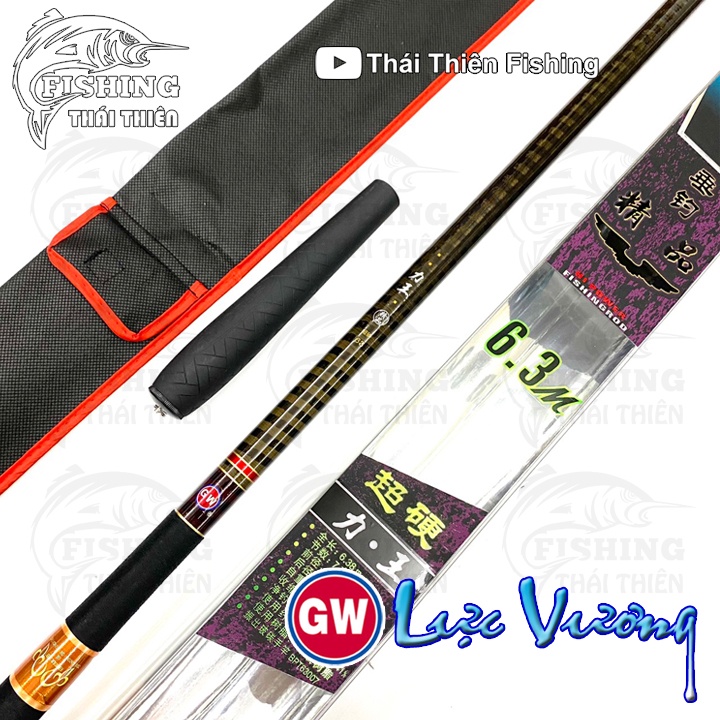 Cần Câu Tay GW Lực Vương Chất Liệu Carbon Chuyên Dùng Câu Cá Chép, Rô Phi, Trắm, Câu Sông, Hồ Dịch Vụ, Hàng Chính Hãng 3