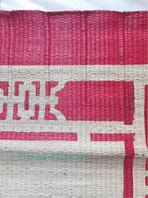Chiếu cói in hoa 1m6x2m