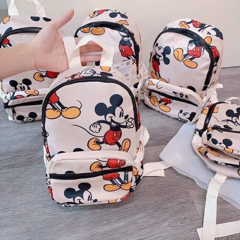 Balo Zara chuột Mickey túi tháo rời cho bé