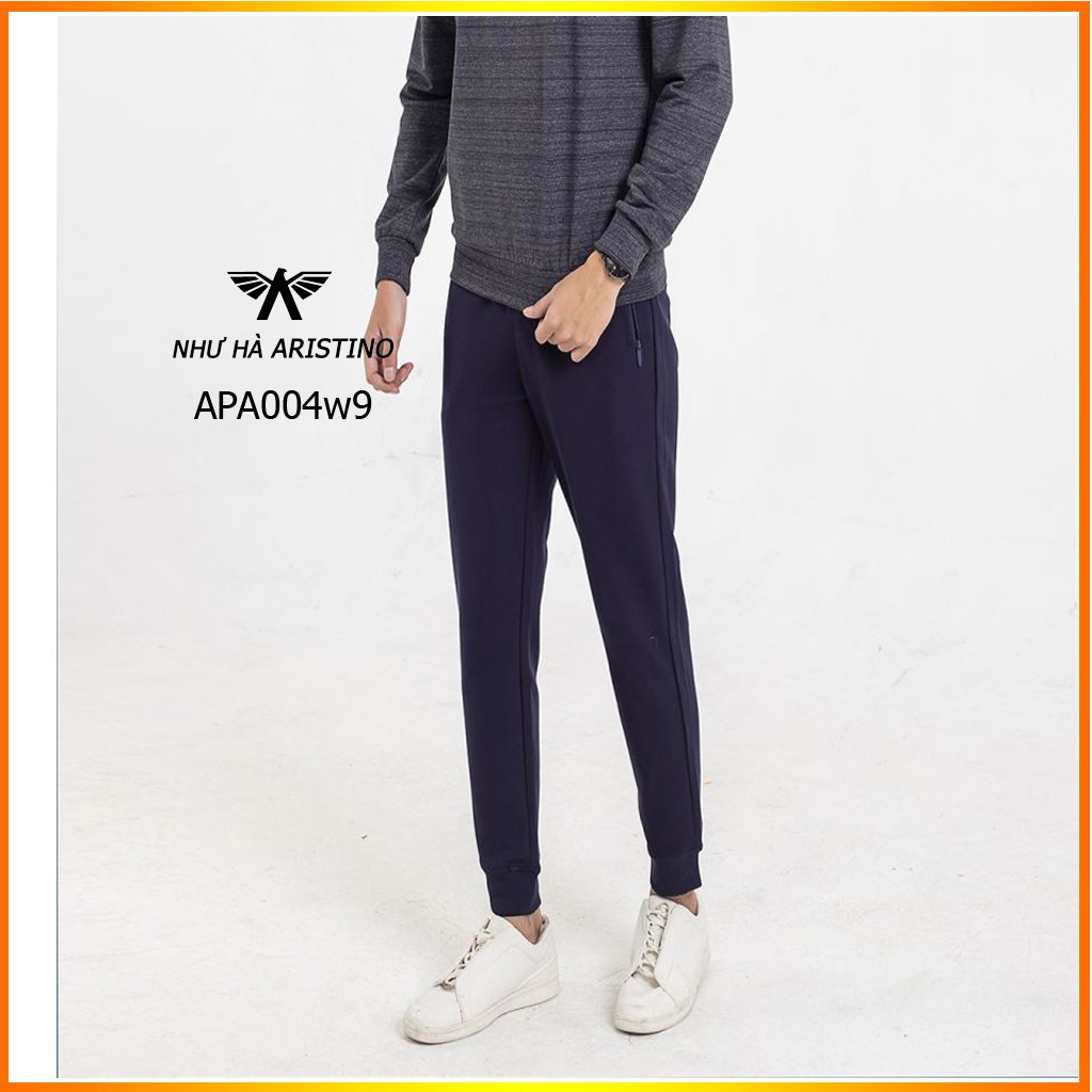 Quần Thu Đông Aristino APA004w9 Màu Xanh Tím Than Regular có M/L/XL