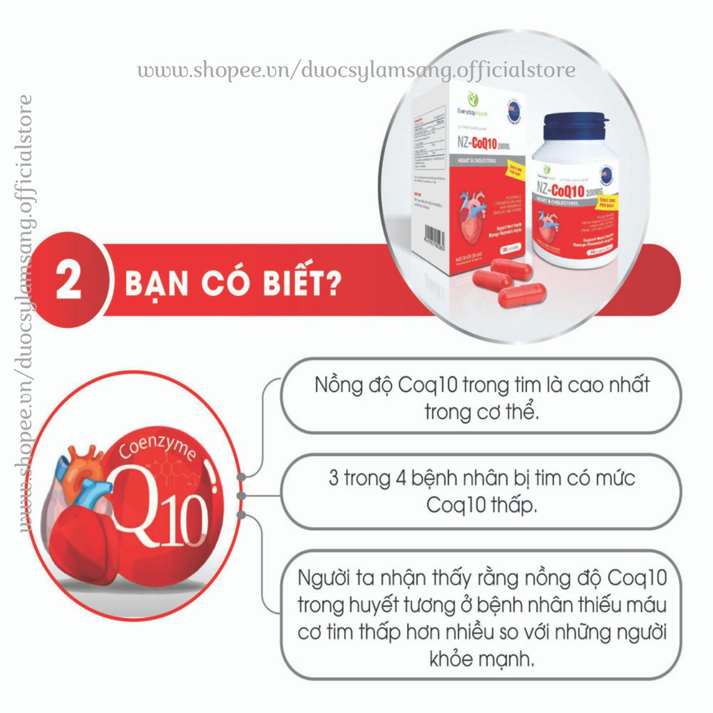 Bổ tim mạch NZ-CoQ10 200mg, bổ tim mạch, giảm mỡ máu, giảm đánh trống ngực – An toàn, Hiệu quả  Cao