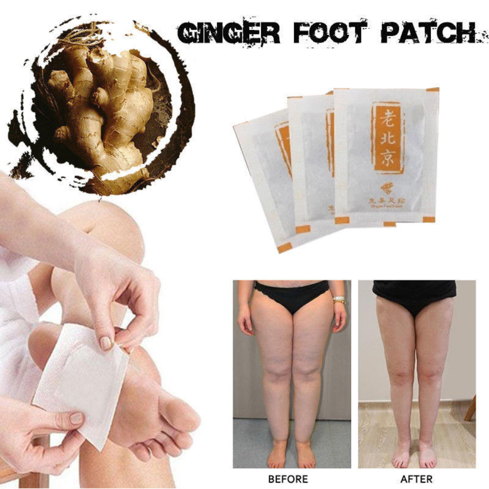 [Hàng mới về] Set miếng dán thải độc bàn chân chăm sóc sức khỏe tiện lợi