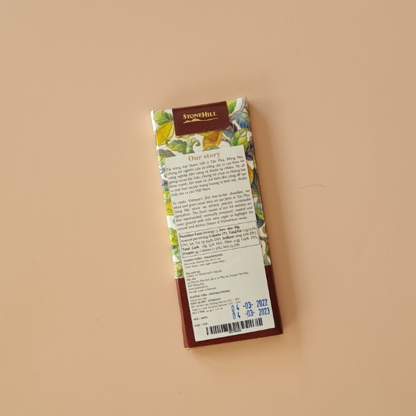 Socola Đen Stone Hill Cocoa Products Tree To Bar 66% 90g