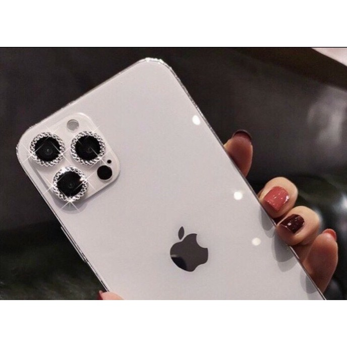 Bộ dán camera bảo vệ mắt kim cương cho Iphone 11 đến 12Pro Max