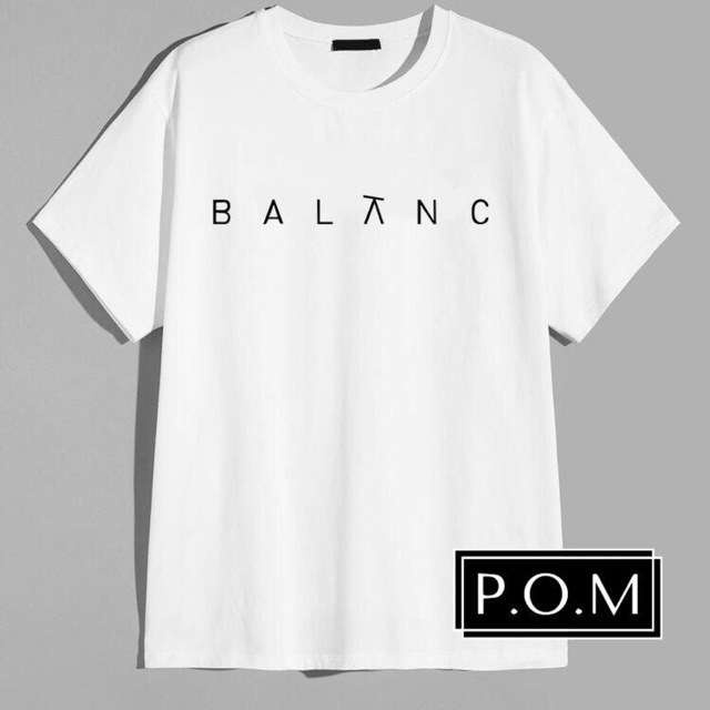 Áo phông Unisex BALANC 100% cotton