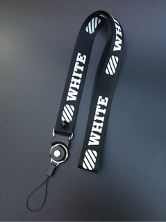 Dây đeo thẻ Keychain Lanyard OFF WHITE