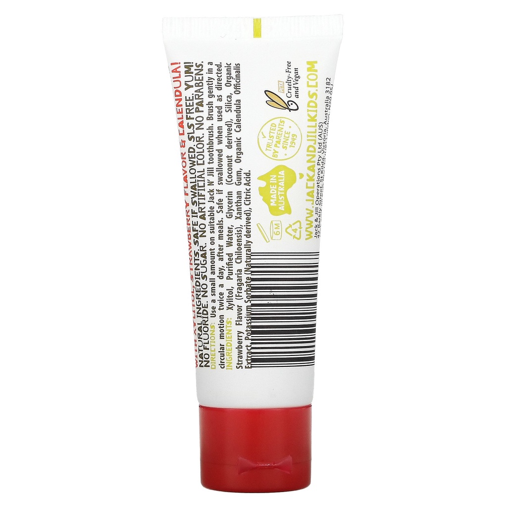 Kem đánh răng hữu cơ cho bé Jack N’ Jill Natural Toothpaste 50g