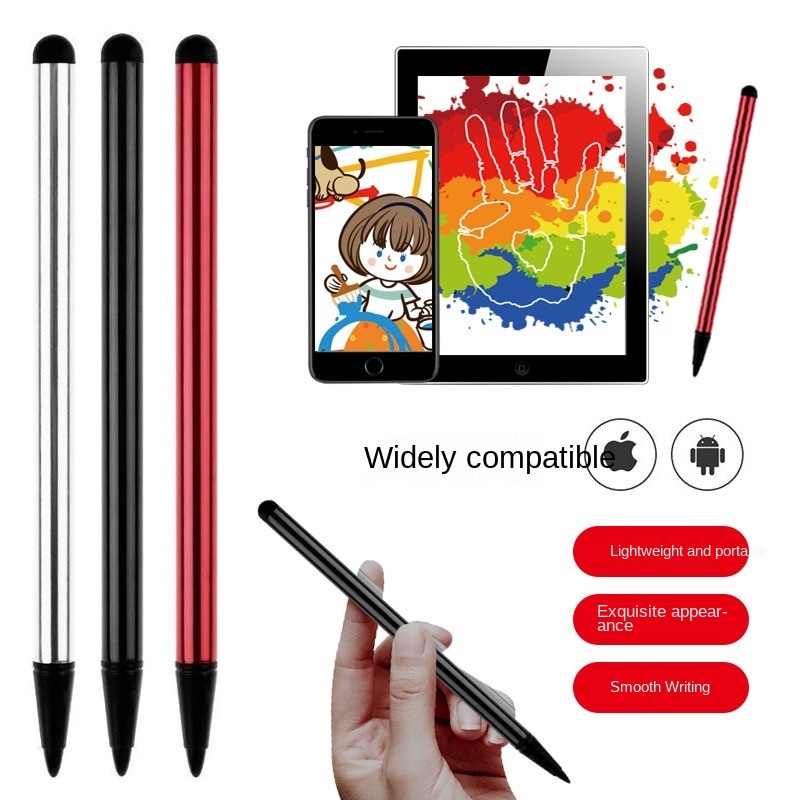 Bộ 3 Cây Bút Cảm Ứng Màu Trơn Thông Dụng Cho iPhone/iPad/Samsung/Xiaomi