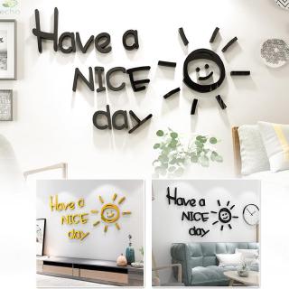 Sticker Gương Dán Tường Trang Trí Phòng Khách / Phòng Ngủ