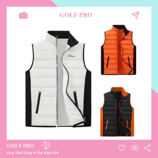 Áo phao gile golf nam Titleist gió giữ nhiệt siêu nhẹ trang phục thể thao cao cấp shop GOLF PRO AG014