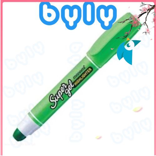 Super Gel Highlighter - bút dạ quang dạng sáp gel vặn xoay Monami sản phẩm chất lượng cao