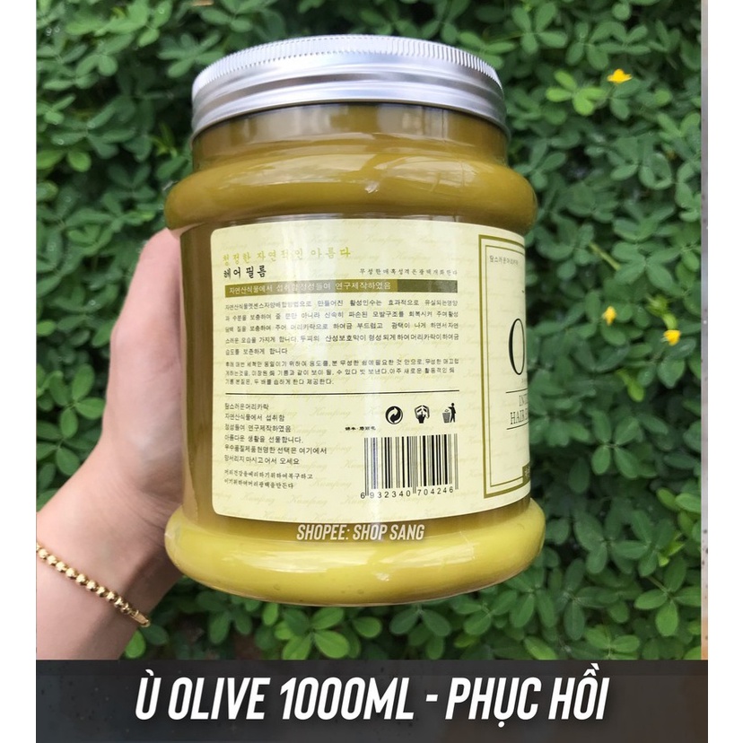 Hấp dầu kem ủ tóc, xả tóc OLIVE Siêu thơm mềm mượt phục hồi