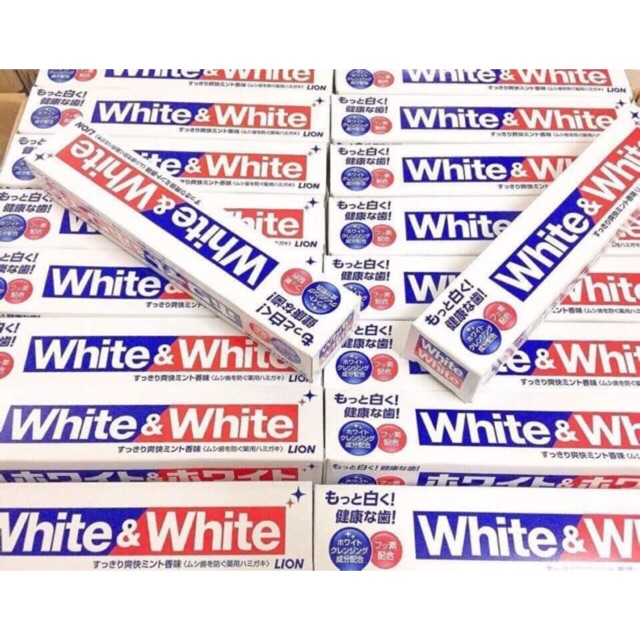 Kem đánh răng white&white của Nhật