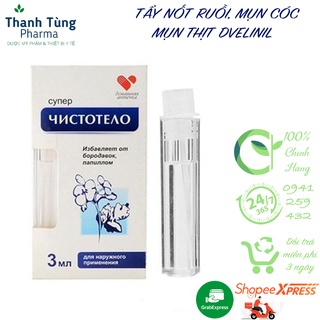 GEL DVELINIL - TẨY NỐT RUỒI, MỤN CÓC, MỤN THỊT, SẸO LỒI - NGA