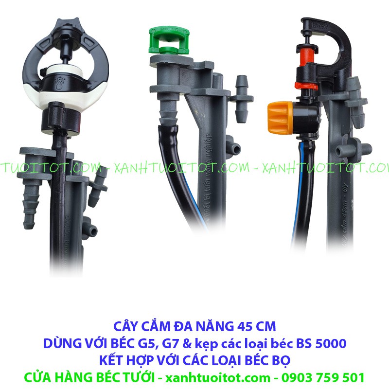 Bộ 20 CÂY CẮM CAO 45 CM BB ĐA KẾT NỐI  DÙNG CHO CÁC LOẠI BÉC BS 5000, G5, G7 VÀ BÉC BỌ CÁC LOẠI