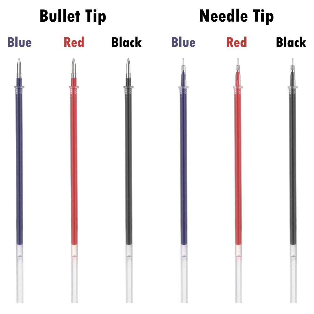 Bộ 20/50/100 Ruột Bút Mực Gel Bằng Nhựa 0.5mm Siêu Bền Tiện Dụng