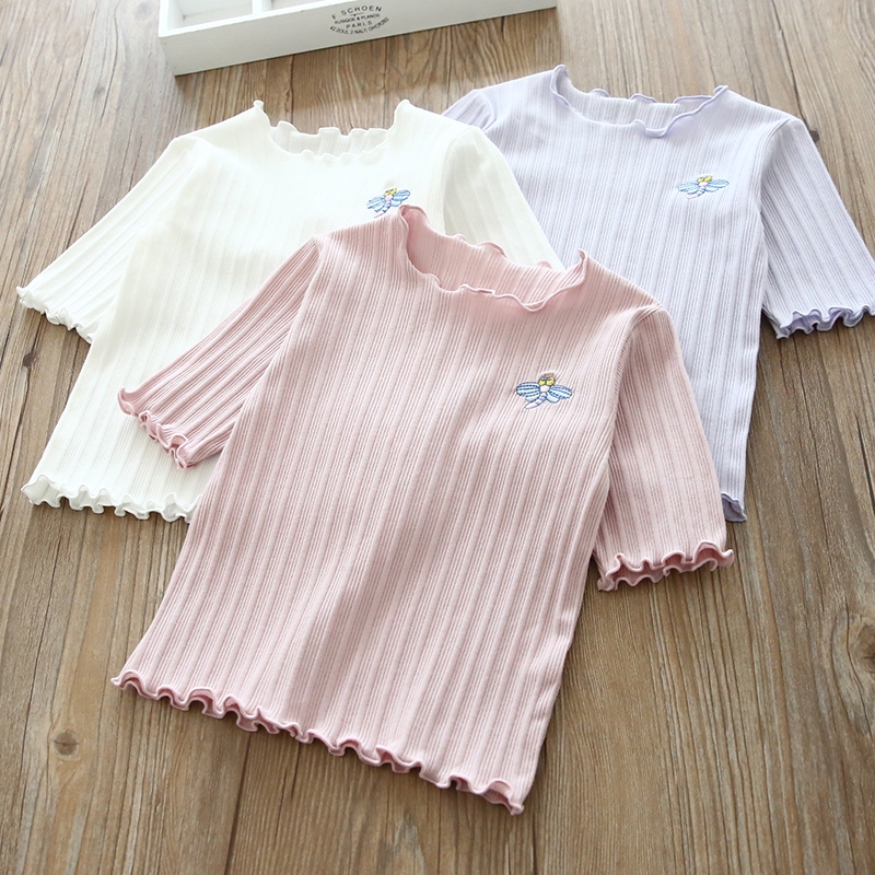 Áo Thun Tay Ngắn Cho Bé Gái