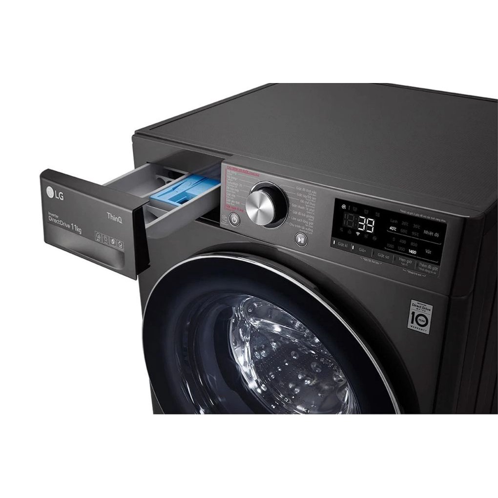 [LG FV1411S3B] Máy giặt LG Inverter 11 kg FV1411S3B, Bảo hành chính hãng 10 năm động cơ.