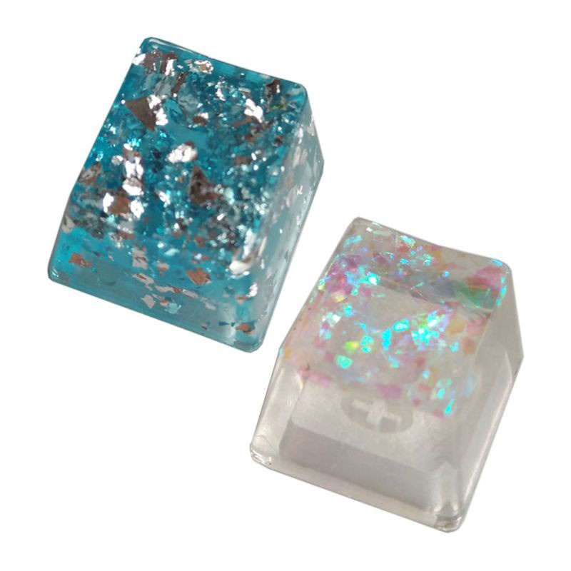 VIVI   Handmade Customized OEM R4 Profile Resin Keycap for Cherry MX Switches Mechanical Keyboard RGB Translucent Resin Keycap