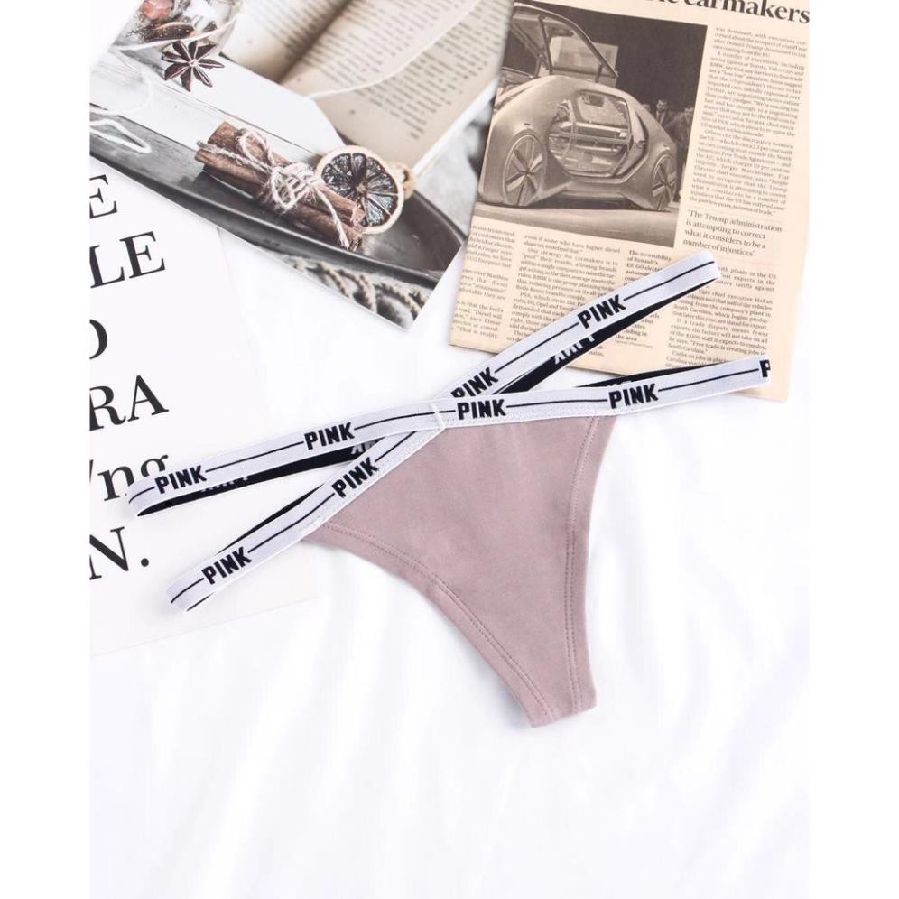 Quần lót Vicky lọt khe cotton dây chéo chữ MT008