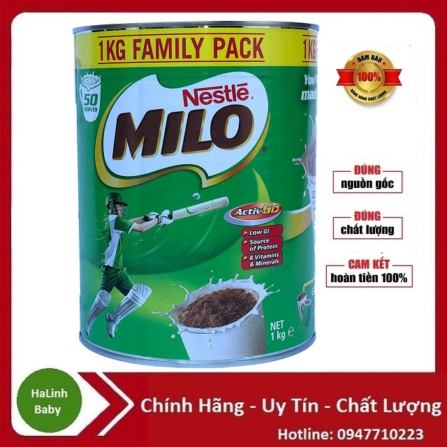 Milo Úc 1.kg Hàng Mới [Date 2023]