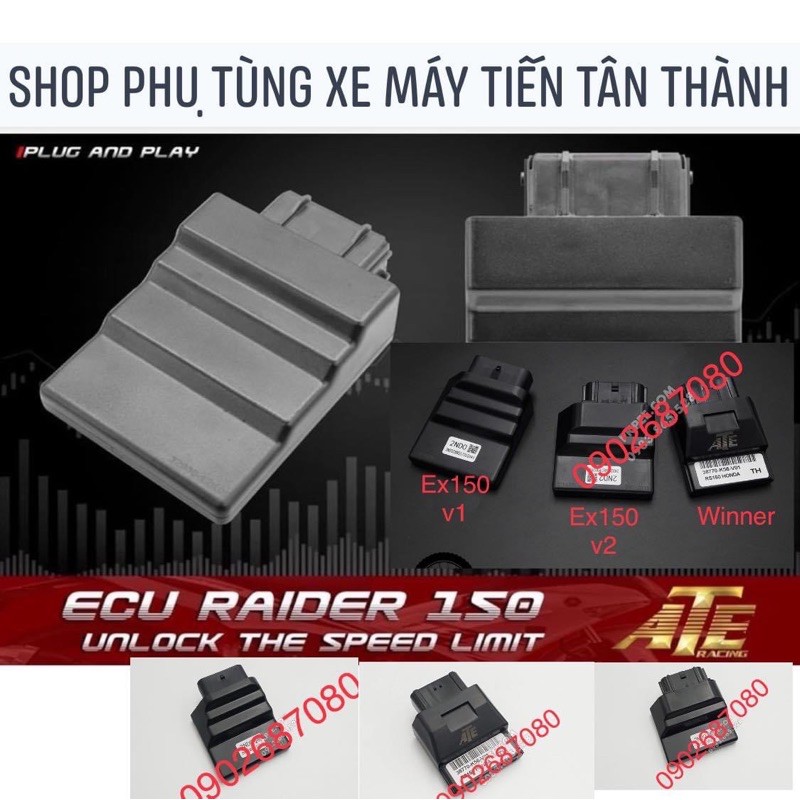 ECU độ mở tua mạnh ic EX150 2019 FUTURE 125 LED  WAVES110 SATRIA RAIDER FI WINNER EXCITER 150 2018 2019