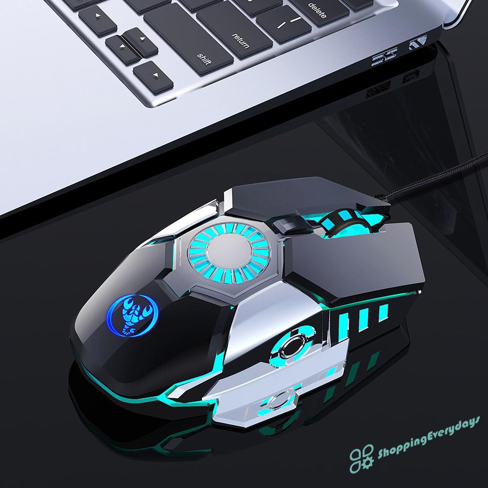 Chuột Gaming Sv Hxsj J700 Có Dây, 7 Màu