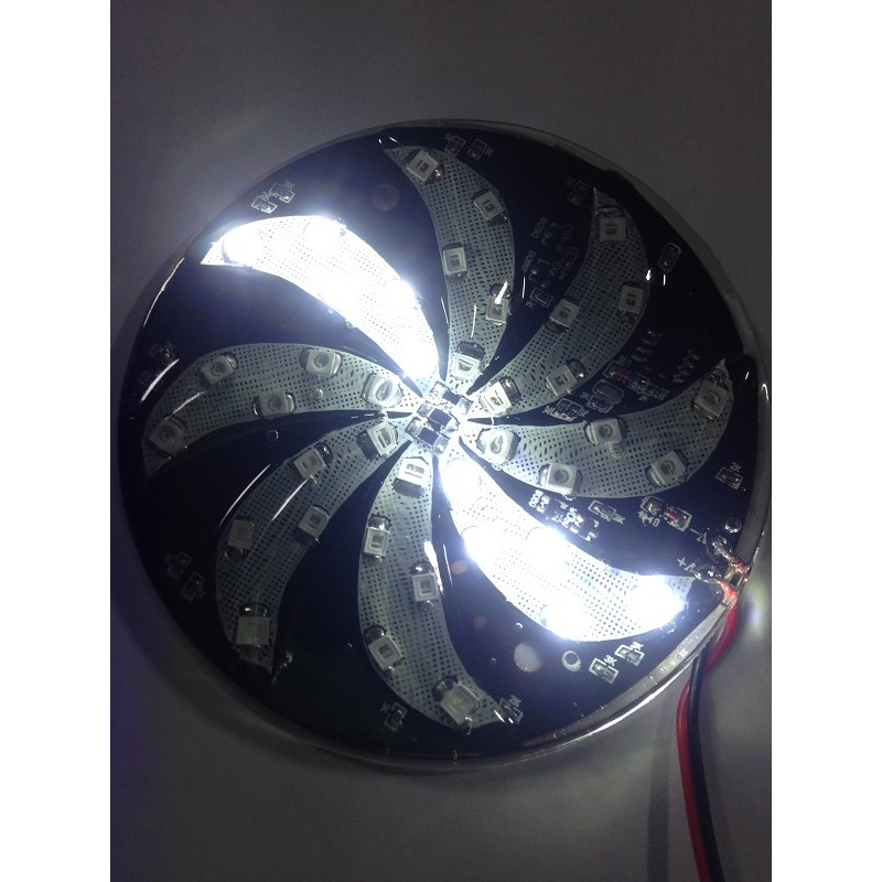 Led chong chóng chớp nhiều màu 12v 8cm