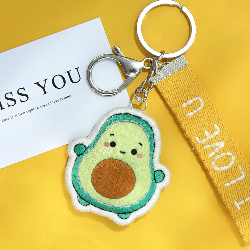 Móc Khoá Thêu Hoạ Tiết Hoạt Hình Dễ Thương