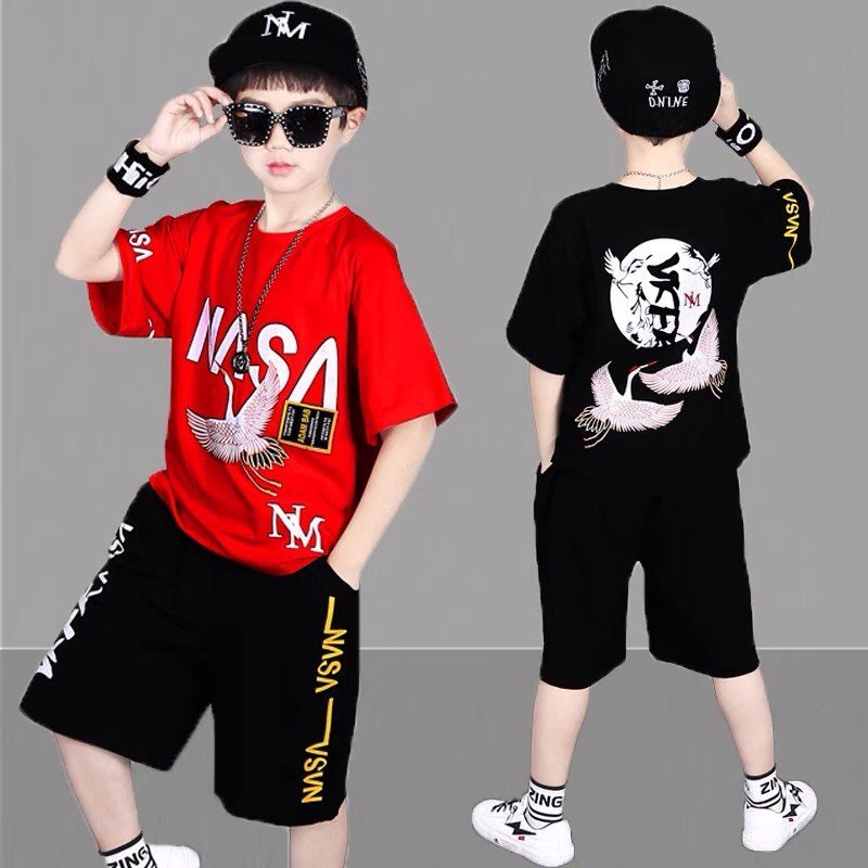Quần Áo Trẻ Em ,Bộ Thun Cho Bé Trai 17- 40Kg Ngắn Tay Quần Đùi Chất Cotton Co Giản Thoáng Mát.Thời Trang Cao Cấp (60-61)