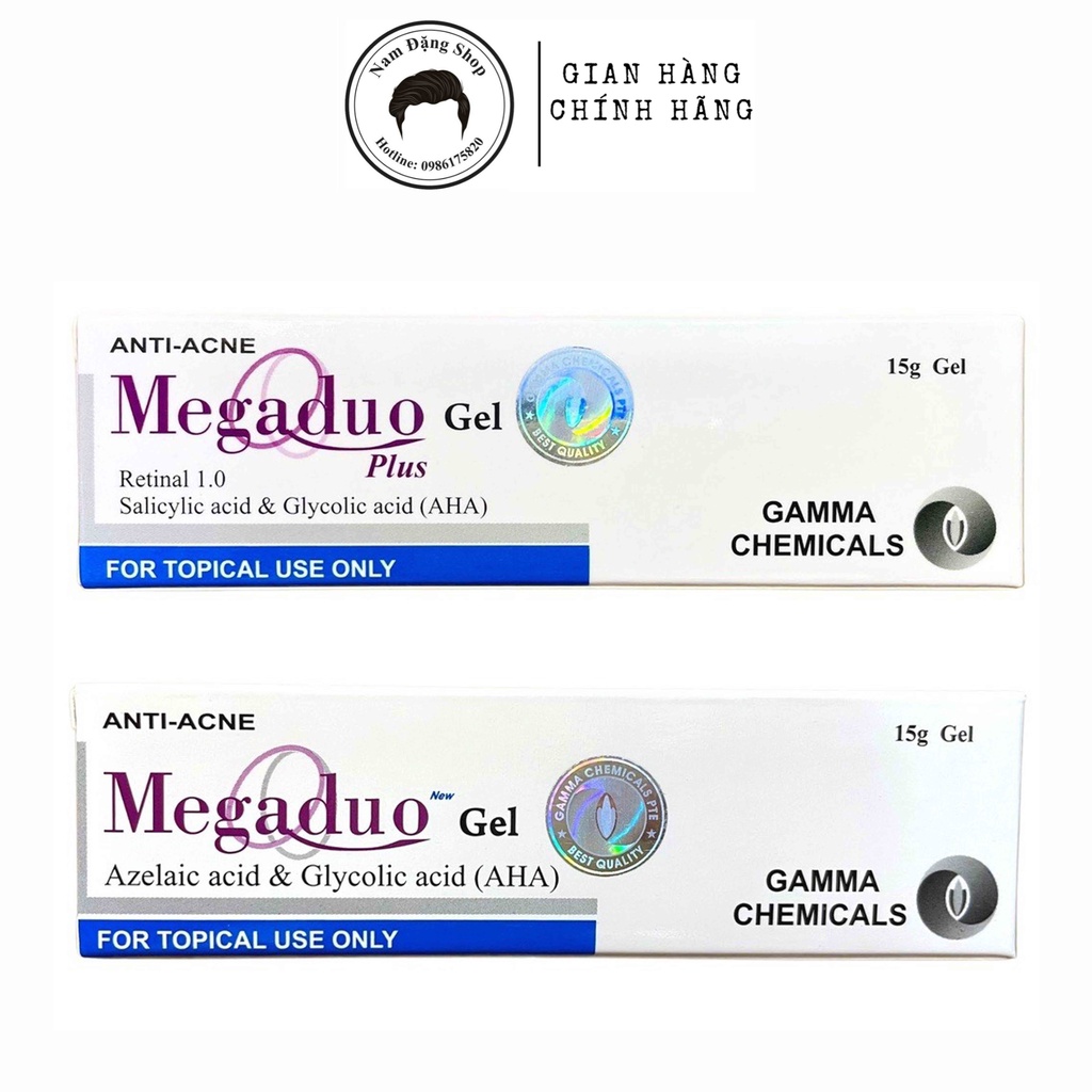 Gel Giảm Mụn Ẩn Và Thâm Gamma Megaduo Gel 15 gram