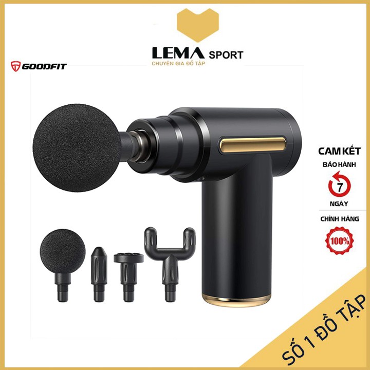 Máy mát xa cầm tay mini Massage Gun GoodFit GF212MG _LEMA SPORT