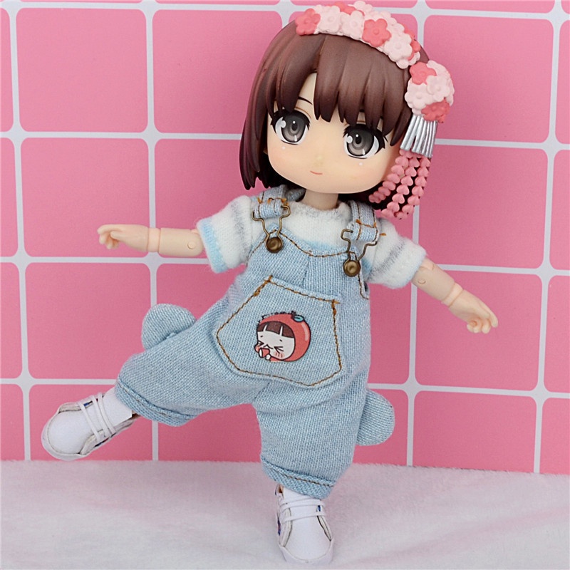 Bộ áo liền quần dễ thương cho búp bê 1/12 BJD GSC OB11