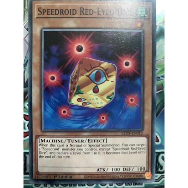 bài yugioh: speedroid red-eyed dice