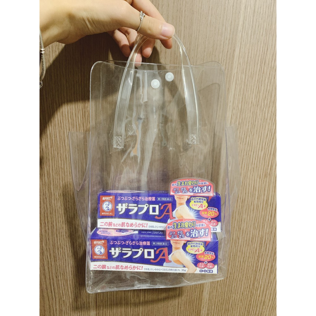 Túi đựng kem Zaraporo Rohto Nhật Bản