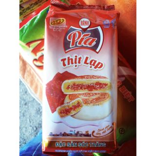 Bánh pía nhân thịt lạp-tân huê viên