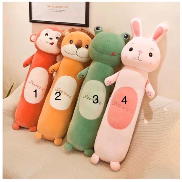 Gối ôm hình thú bông hàng đẹp size 70cm