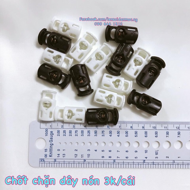 Combo 3 cái Chốt chặn dây nón