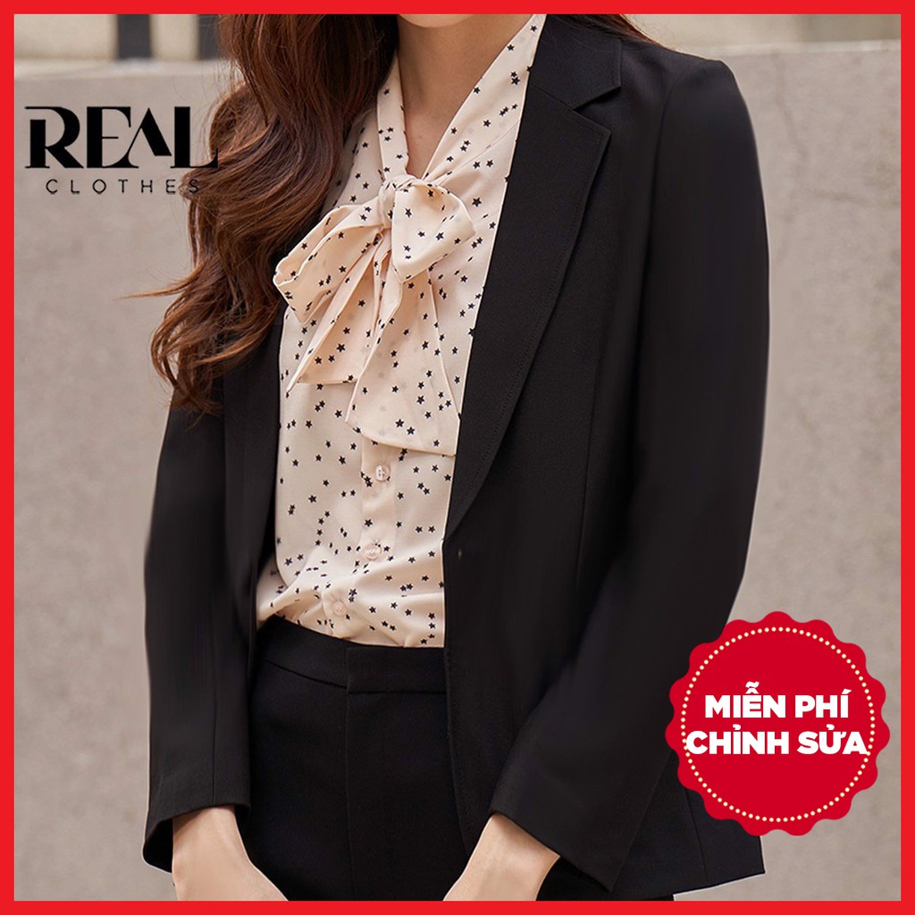 Blazer đen 2 lớp_REAL