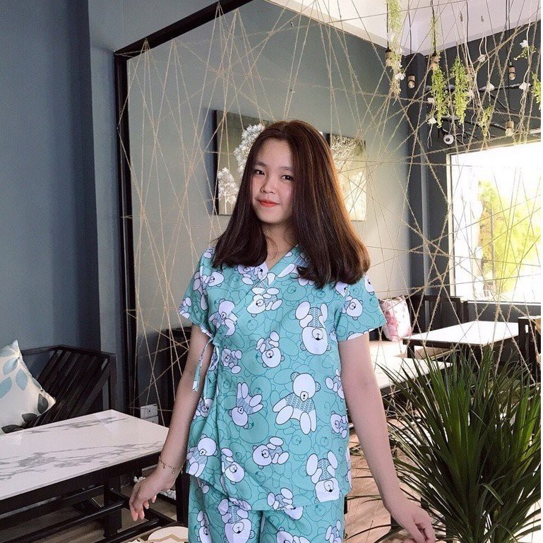 Bộ Kimono Nữ Mặc Nhà - BaoBao.Clothing [FREESHIP] - Set quần short áo cộc mặc nhà nữ