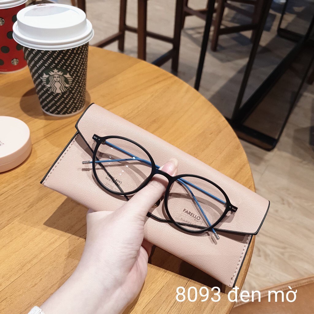 MẮT KÍNH GIẢ CẬN GỌNG DẺO HÀN QUỐC TR8093 FORM TRÒN K381 NHIỀU MÀU SIÊU ĐẸP | BigBuy360 - bigbuy360.vn