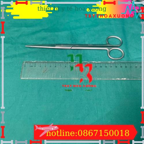 [Hàng Chính Hãng Parkistan] Kéo Y Tế Thẳng Nhọn 20cm- Kéo Cắt Chỉ