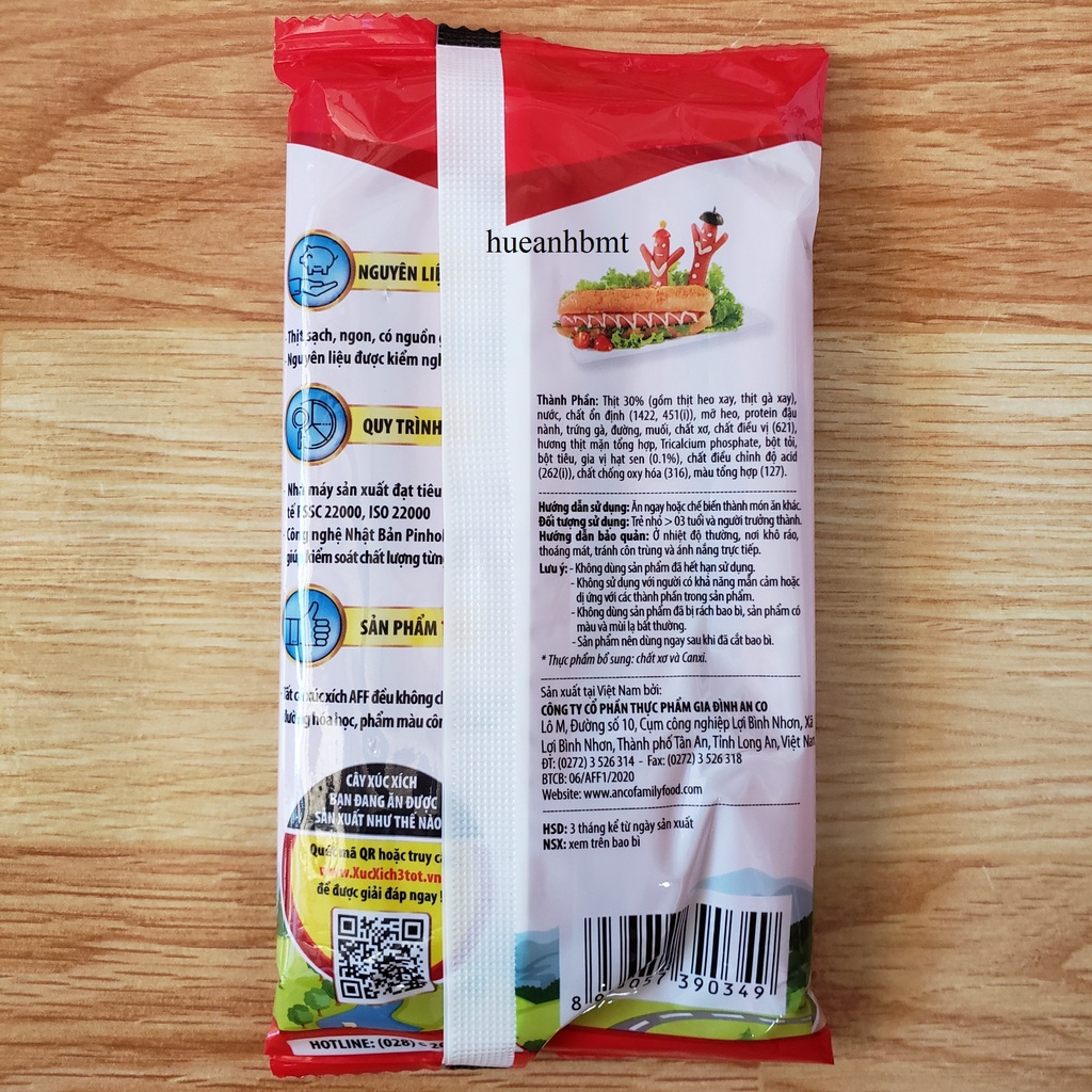 Xúc xích Bé Khoẻ ngon ơi là ngon vị heo hầm 115g