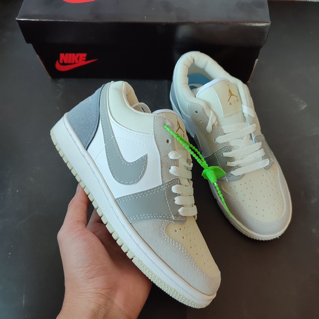 Giày thể thao Jordan xám paris cổ thấp, Giày Sneaker Paris JD1 Hàng Cao Cấp Full Box + Bill | BigBuy360 - bigbuy360.vn