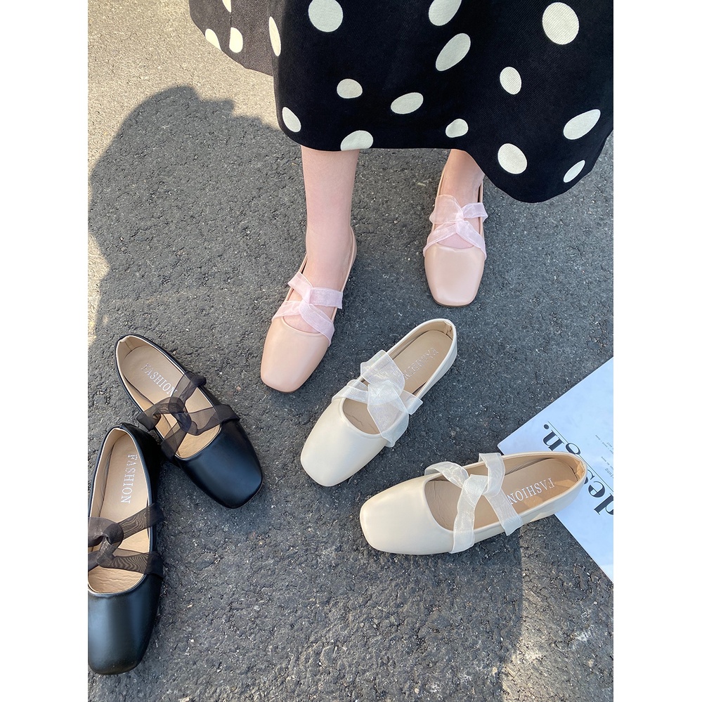 Giày búp bê quai nơ siêu nhẹ nhàng , xinh xắn🐳