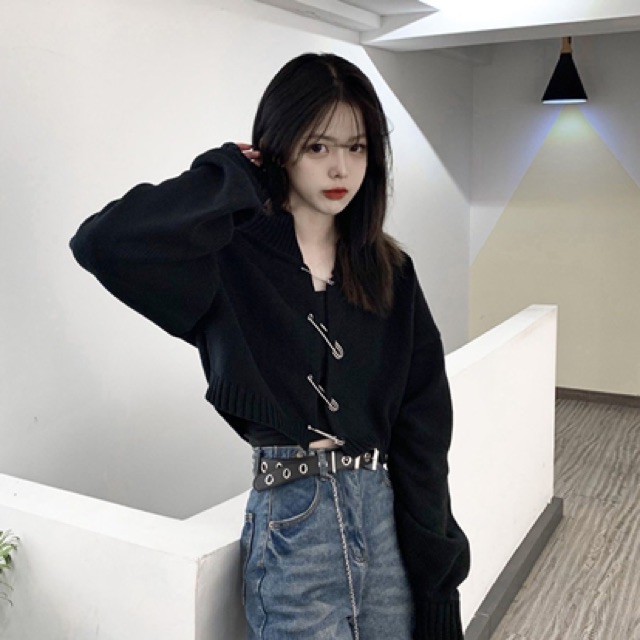 Áo khoác croptop phối kim tây HÀNG QUẢNG CHÂU J0017