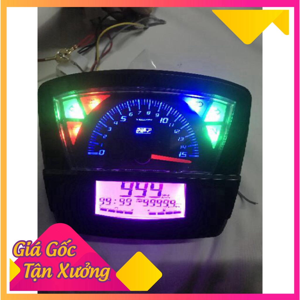 🥇 Đồng hồ  koso uma racing 1-1 cho dream II 🥇 (Ảnh Sp thật)